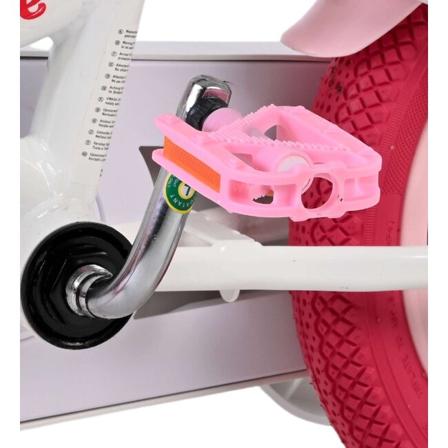 Volare fietsen Unicorn meisjesfiets 12 inch Twee handremmen