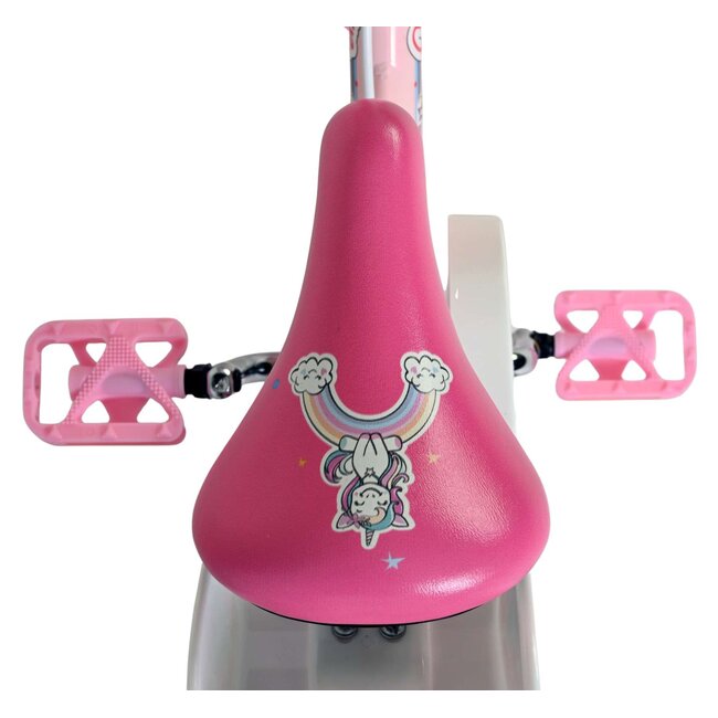 Volare fietsen Unicorn meisjesfiets 12 inch Twee handremmen