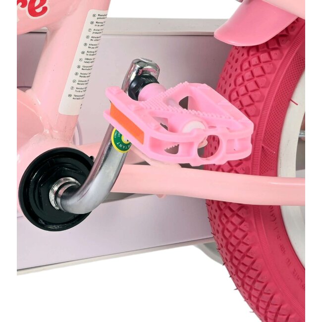 Volare fietsen Unicorn meisjesfiets 12 inch Twee handremmen