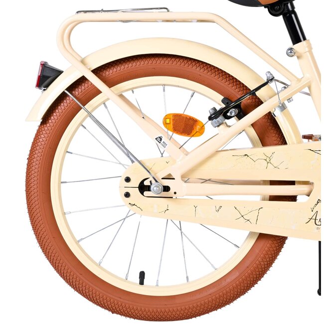 Volare fietsen Ashley meisjesfiets 18 inch Creme Twee handremmen