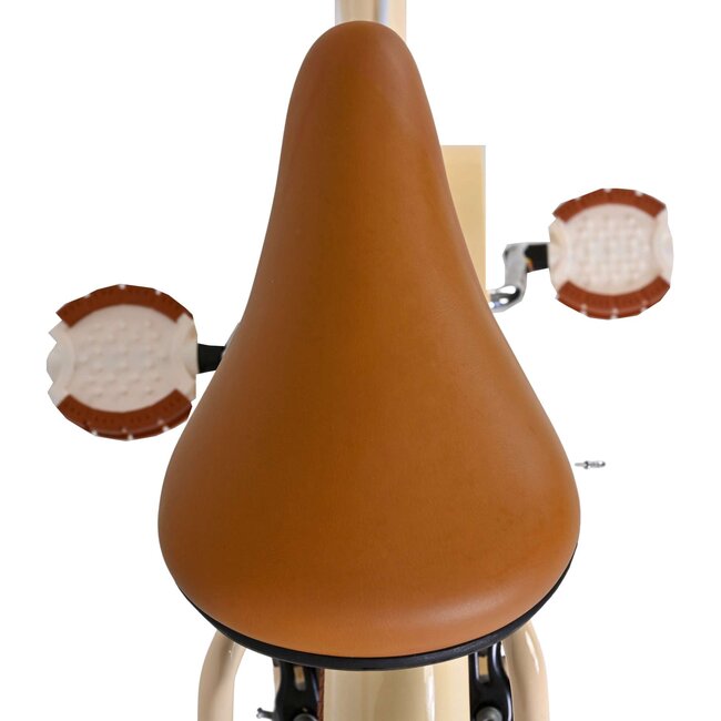 Volare fietsen Ashley meisjesfiets 18 inch Creme Twee handremmen
