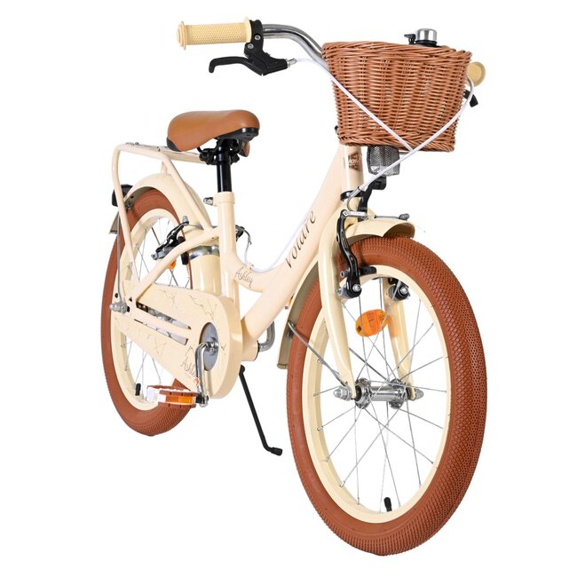 Volare fietsen Ashley meisjesfiets 18 inch Creme Twee handremmen