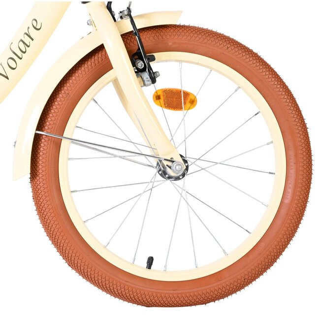 Volare fietsen Ashley meisjesfiets 18 inch Creme