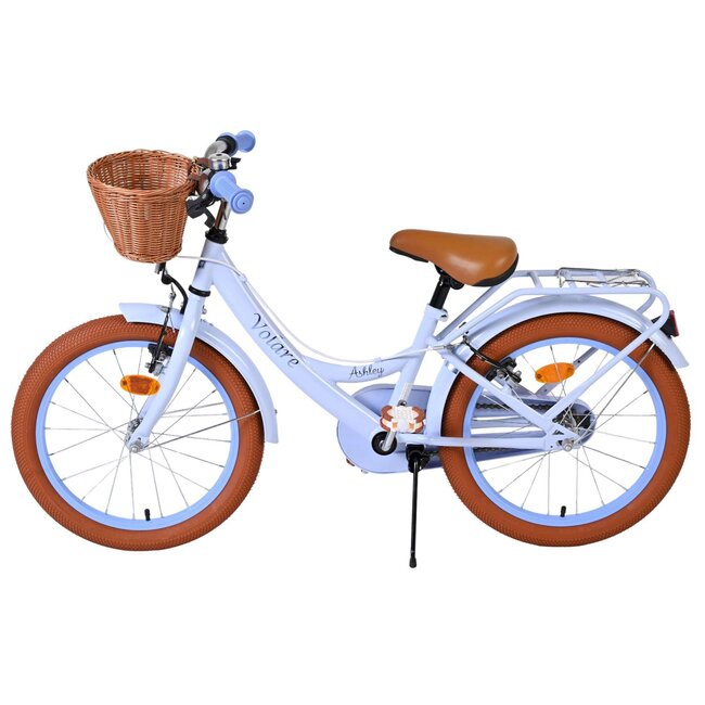 Volare fietsen Ashley meisjesfiets 18 inch Pastel Blauw Twee handremmen