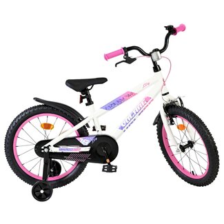 Volare fietsen Lily meisjesfiets 18 inch roze paars