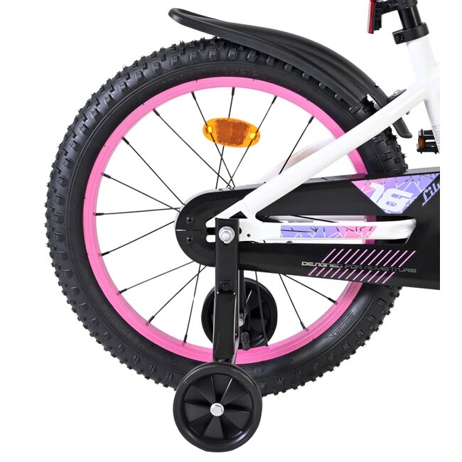 Volare Lily meisjesfiets 18 inch roze paars