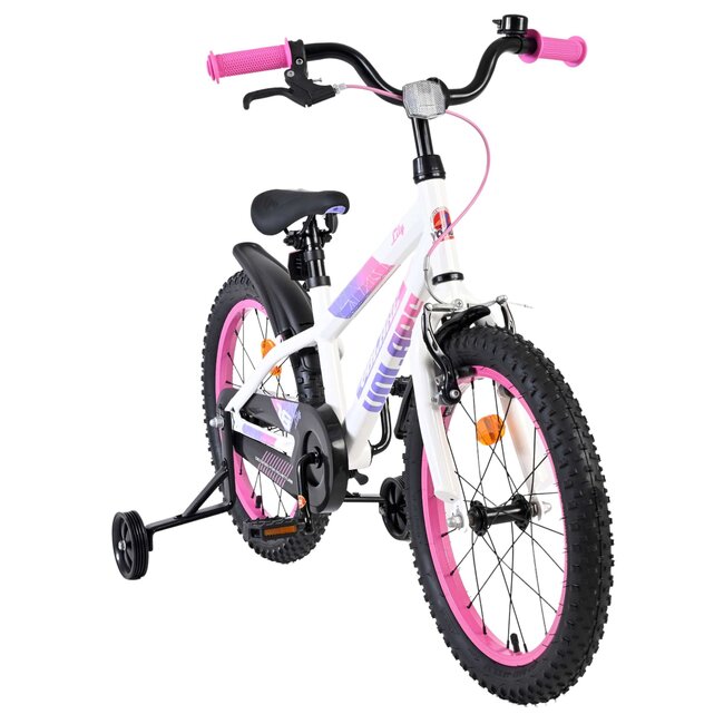 Volare Lily meisjesfiets 18 inch roze paars