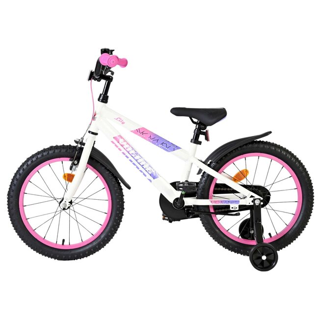 Volare Lily meisjesfiets 18 inch roze paars