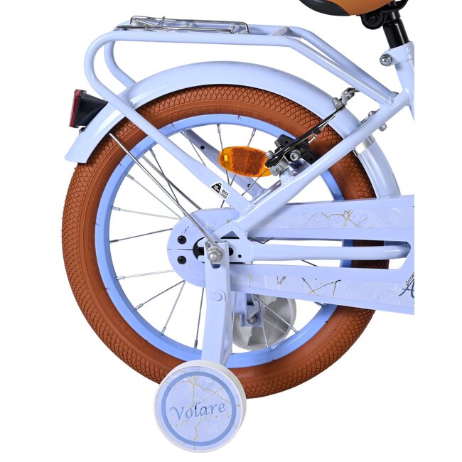 Volare Ashley meisjesfiets 16 inch Pastel Blauw Twee Handremmen