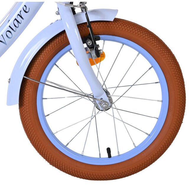 Volare Ashley meisjesfiets 16 inch Pastel Blauw Twee Handremmen