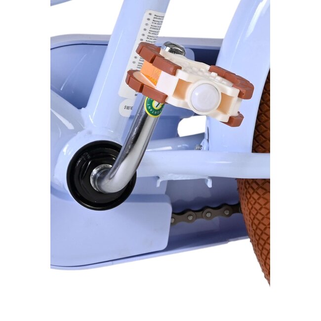 Volare Ashley meisjesfiets 16 inch Pastel Blauw Twee Handremmen
