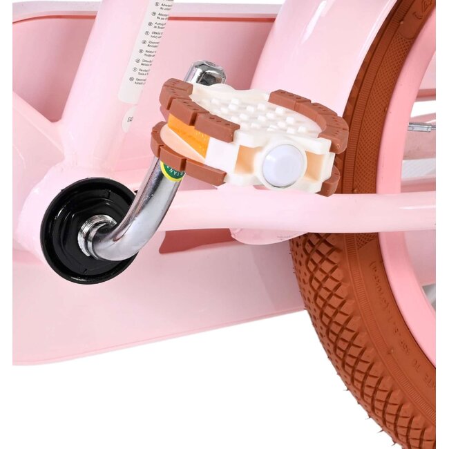 Volare fietsen Ashley meisjesfiets 14 inch Twee Handremmen
