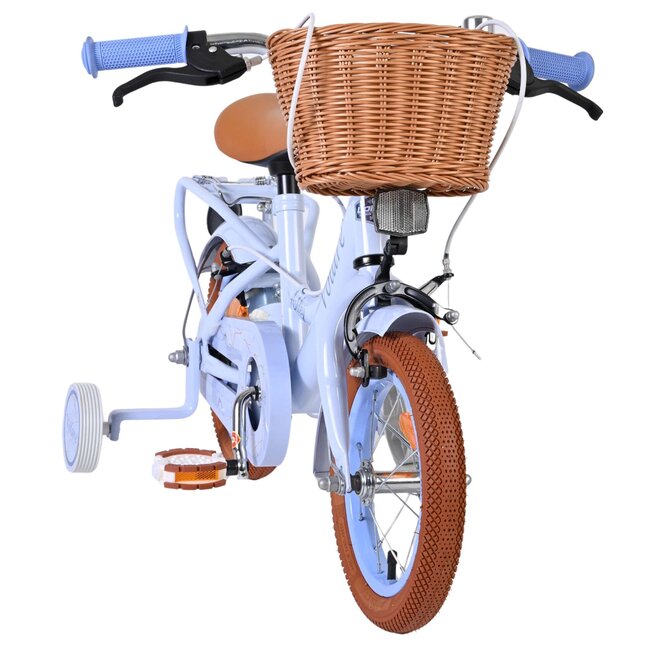 Volare Ashley meisjesfiets 12 inch Pastel Blauw Twee handremmen
