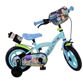 Bluey jongensfiets Mag Wheels 12 inch Blauw