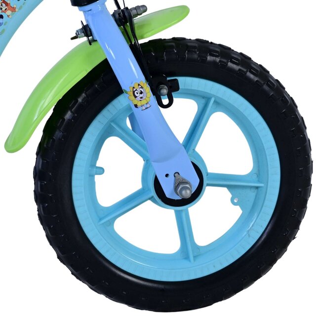 Bluey jongensfiets Mag Wheels 12 inch Blauw