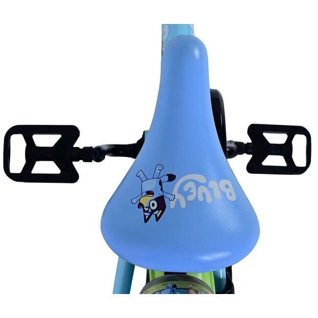 Bluey jongensfiets Mag Wheels 12 inch Blauw