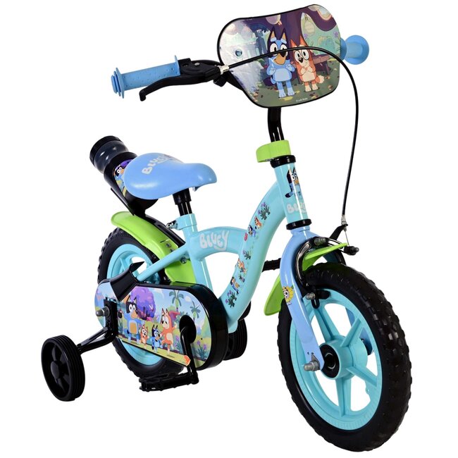 Bluey jongensfiets Mag Wheels 12 inch Blauw