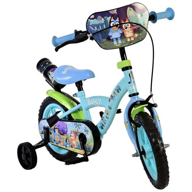 Bluey jongensfiets Mag Wheels 12 inch Blauw