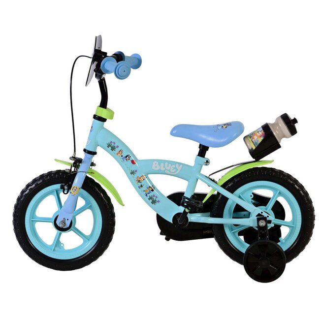 Bluey jongensfiets Mag Wheels 12 inch Blauw