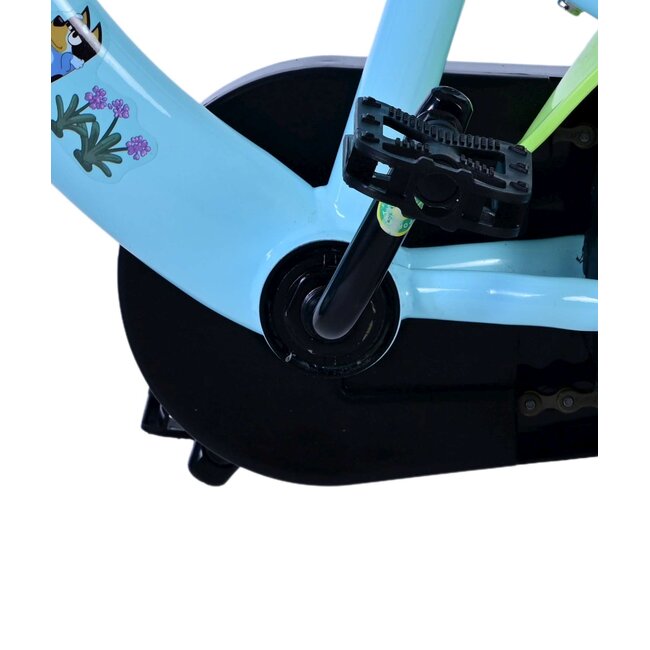 Bluey jongensfiets Mag Wheels 12 inch Blauw
