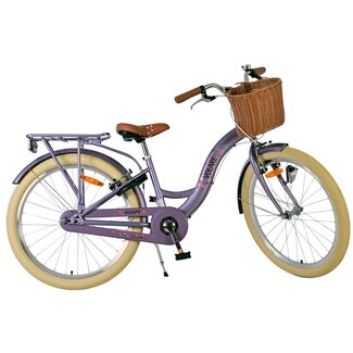 Volare Blossom meisjesfiets 24 inch Paars Twee handremmen
