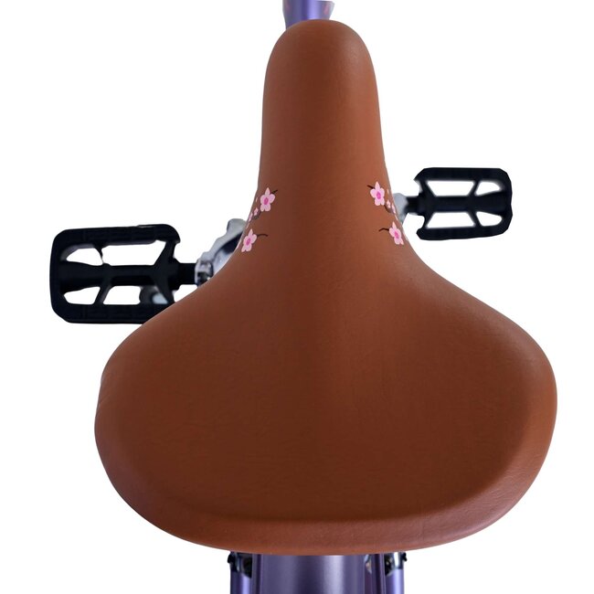 Volare fietsen Blossom meisjesfiets 24 inch Paars Twee handremmen
