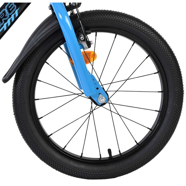 Volare fietsen Sportivo jongensfiets 18 inch zwart Twee Handremmen