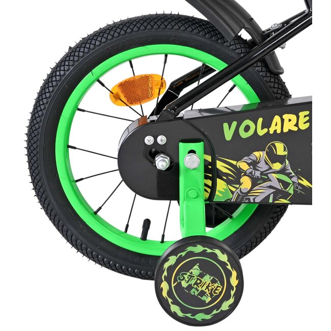 Volare fietsen Strike jongensfiets 14 inch zwart