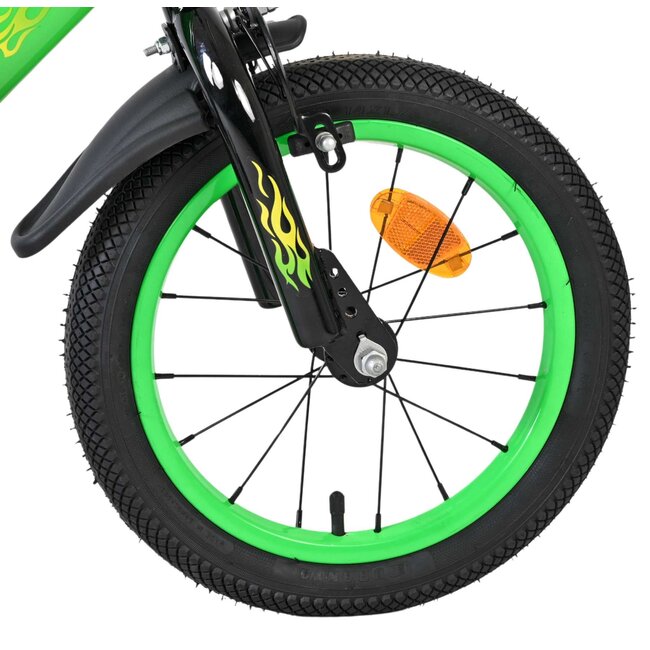 Volare fietsen Strike jongensfiets 14 inch zwart