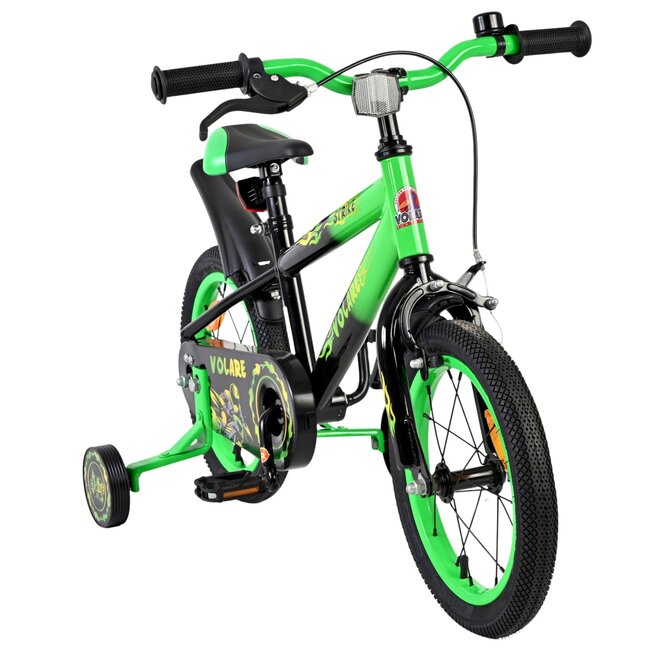 Volare fietsen Strike jongensfiets 14 inch zwart