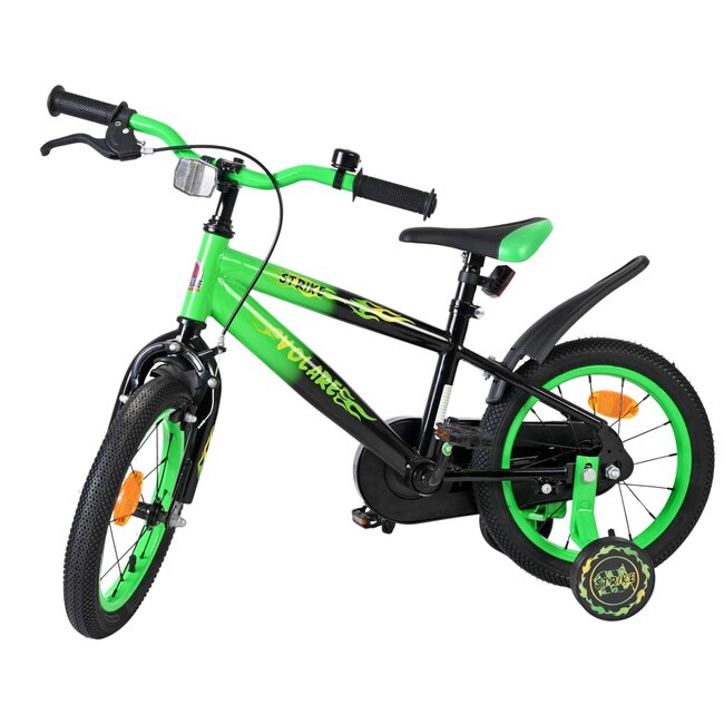 Volare fietsen Strike jongensfiets 14 inch zwart