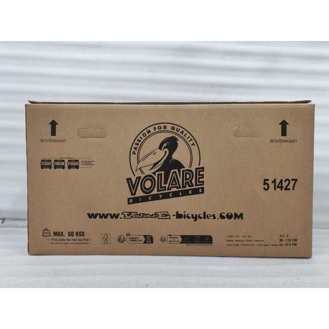 Volare fietsen Strike jongensfiets 14 inch zwart