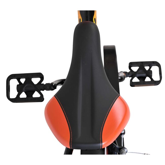 Volare fietsen Strike jongensfiets 12 inch zwart Twee Handremmen
