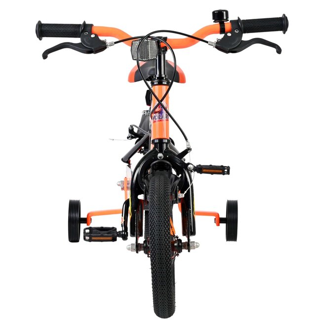 Volare fietsen Strike jongensfiets 12 inch zwart Twee Handremmen