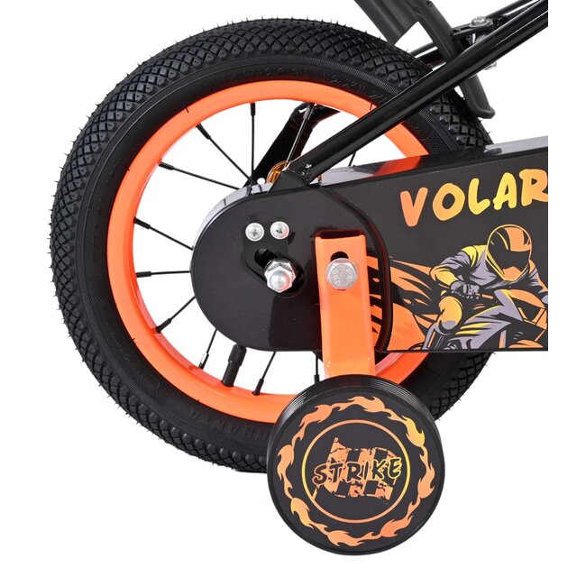 Volare fietsen Strike jongensfiets 12 inch zwart