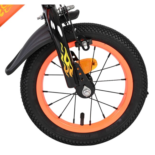 Volare fietsen Strike jongensfiets 12 inch zwart