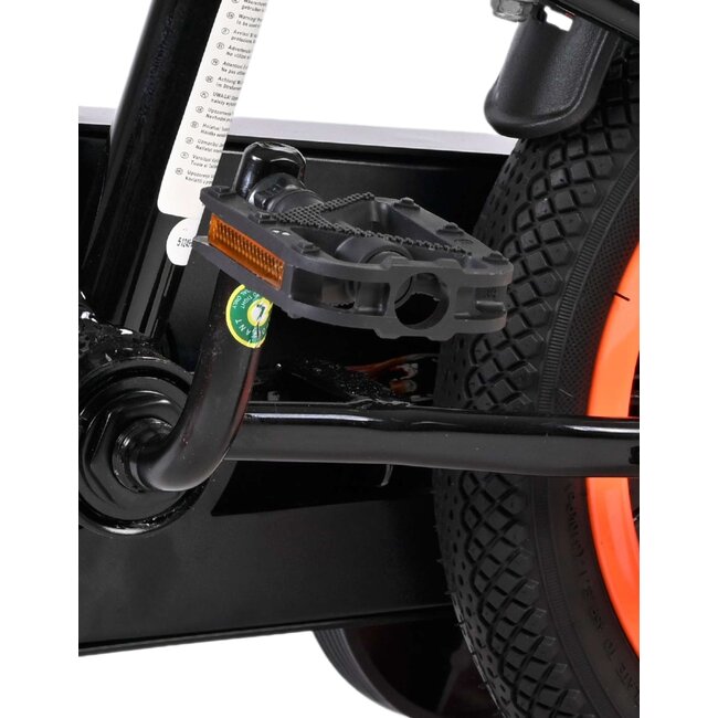 Volare fietsen Strike jongensfiets 12 inch zwart