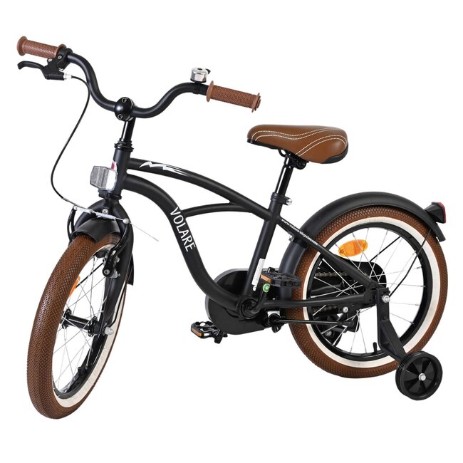 Volare Black Cruiser jongensfiets 16 inch