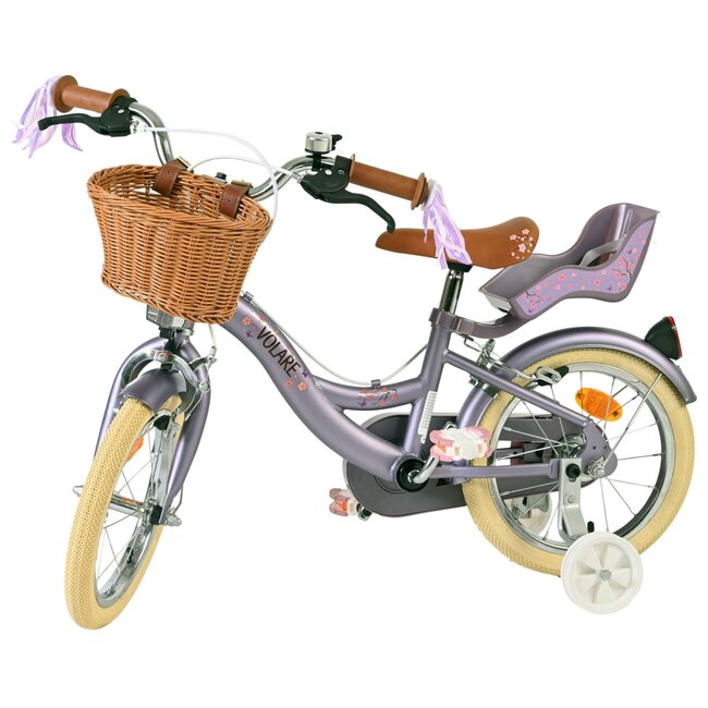 Volare fietsen Blossom meisjesfiets 14 inch Twee Handremmen