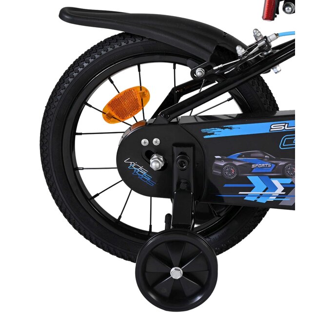 Volare Super GT jongensfiets 14 inch Blauw Twee handremmen