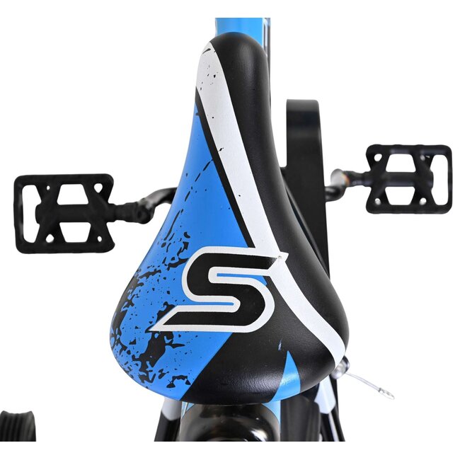 Volare Sportivo jongensfiets 14 inch blauw Twee Handremmen