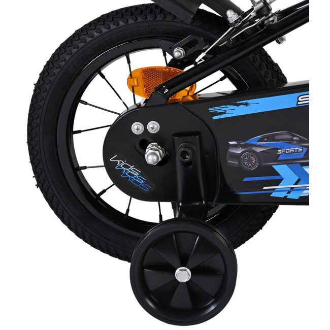 Volare fietsen Super GT jongensfiets 12 inch Blauw Twee handremmen