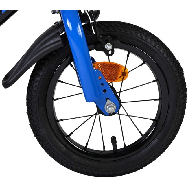 Volare fietsen Super GT jongensfiets 12 inch Blauw Twee handremmen