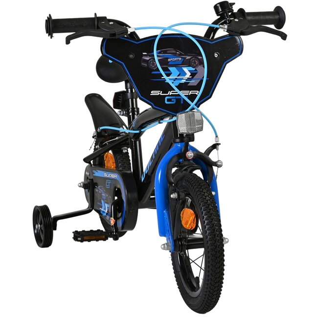 Volare fietsen Super GT jongensfiets 12 inch Blauw Twee handremmen