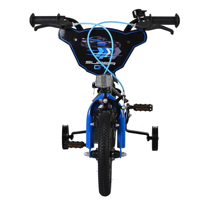 Volare fietsen Super GT jongensfiets 12 inch Blauw Twee handremmen