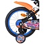 Hot Wheels jongensfiets 16 inch oranje blauw Twee handremmen