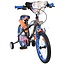 Hot Wheels jongensfiets 16 inch oranje blauw Twee handremmen