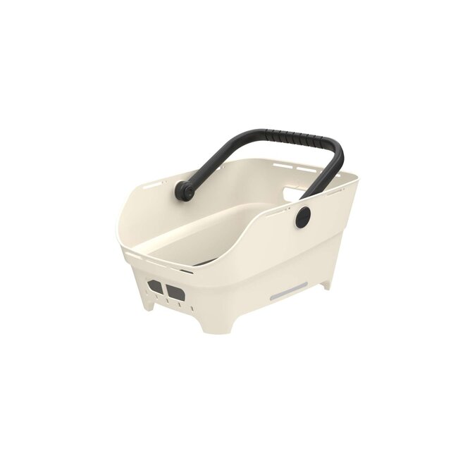 Basil Cento Neo fietsmand Gebroken wit / 21 liter / Multi NX, zonder adapter