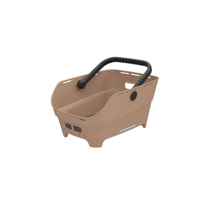 Basil Cento Neo fietsmand Zand / 21 liter / Multi NX, zonder adapter