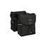 New Looxs Vigo Double fietstas Zwart-groen / 40 liter / Riempjes